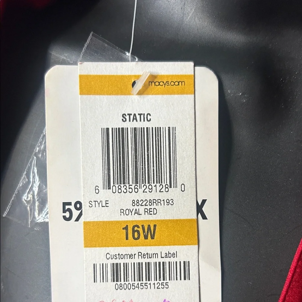 INC International Concepts Rich Red Silk Blend Top - Picture 3 of 5